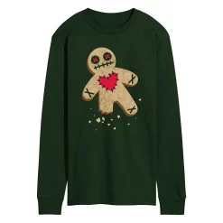 Men's Voodoo Doll Cookie Long Sleeve Tee