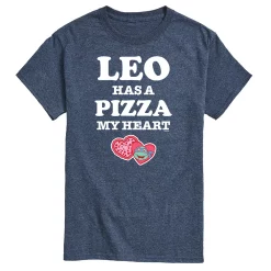 Men's TMNT Pizza My Heart Leo Tee -Cotton Sales Store 6035272 Blue