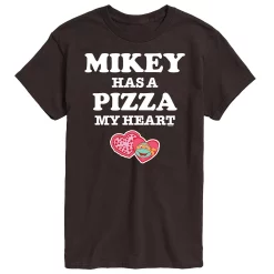 Men's TMNT Pizza My Heart Mikey Tee -Cotton Sales Store 6035273 Dark Brown