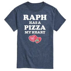 Men's TMNT Pizza My Heart Raph Tee -Cotton Sales Store 6035274 Blue