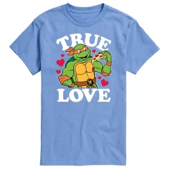 Men's TMNT True Love Tee -Cotton Sales Store 6035276 Blue