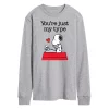 Men's Peanuts You're Just My Type Long Sleeve Tee -Cotton Sales Store 6035330