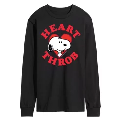 Men's Peanuts Heartthrob Long Sleeve Tee