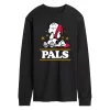 Men's Peanuts PALS Long Sleeve Tee -Cotton Sales Store 6035565 Black