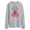 Men's Peanuts Pigpen Love Is Misery Long Sleeve Tee -Cotton Sales Store 6035566