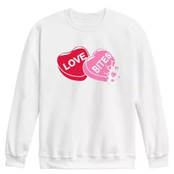 Men's Love Bites Candy Sweatshirt -Cotton Sales Store 6035690 White