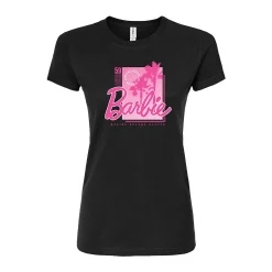 Juniors' Barbie "Making Dreams Happen" Fitted Graphic Tee