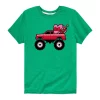 Boys 8-20 Valentines Day Truck Tee -Cotton Sales Store 6108726 Green