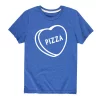 Boys 8-20 Pizza Candy Heart Tee -Cotton Sales Store 6108729 Blue