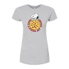 Juniors' Peanuts "Pizza My Heart" Graphic Tee -Cotton Sales Store 6109021