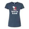 Juniors' Peanuts "Love Is Kind" Graphic Tee -Cotton Sales Store 6109028
