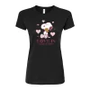 Juniors' Peanuts "Snuggles & Cuddles" Snoopy Graphic Tee -Cotton Sales Store 6109044