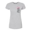 Juniors' Peanuts Snoopy & Roses Graphic Tee -Cotton Sales Store 6109050 Gray