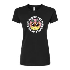 Juniors' SpongeBob "Pineapple Of My Eye" Fitted Graphic Tee