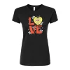 Juniors' SpongeBob "Love" Fitted Graphic Tee -Cotton Sales Store 6109122