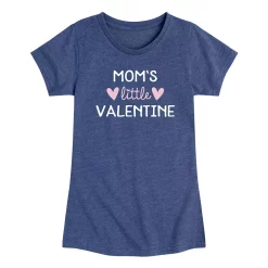 Girls 7-16 Moms Little Valentine Graphic Tee