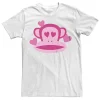 Juniors' Paul Frank Valentine's Day Pink Hearts Tee -Cotton Sales Store 6174304