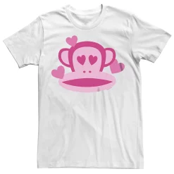 Juniors' Paul Frank Valentine's Day Pink Hearts Tee