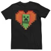 Big & Tall Minecraft Creeper Valentine Tee -Cotton Sales Store 6181484